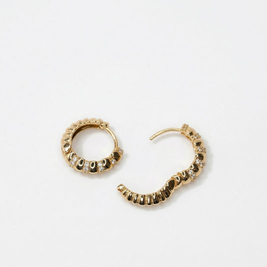 The Aurelia Ribbed Hoops
