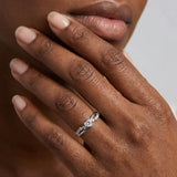 Promise Ring – Heart Stone Silver Ring
