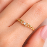 Bow Knot Crystal Ring