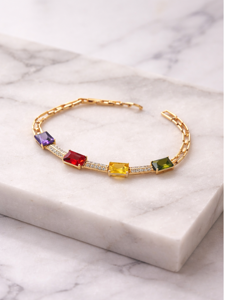 Terra Prism Four-Stone Bracelet