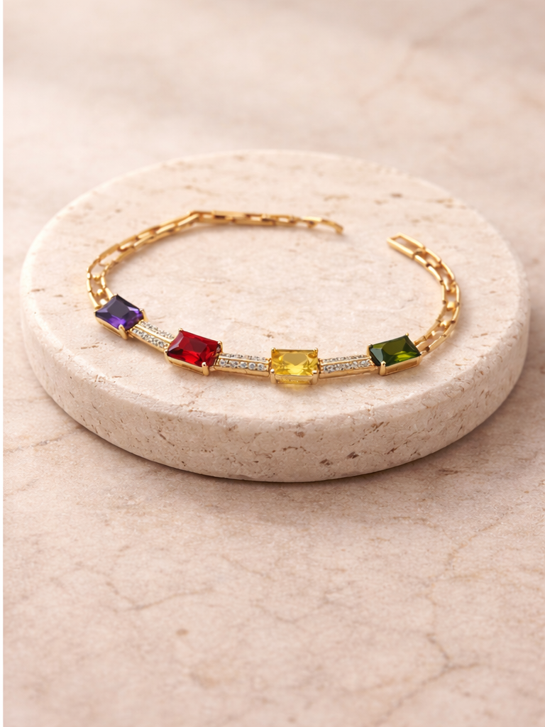 Terra Prism Four-Stone Bracelet