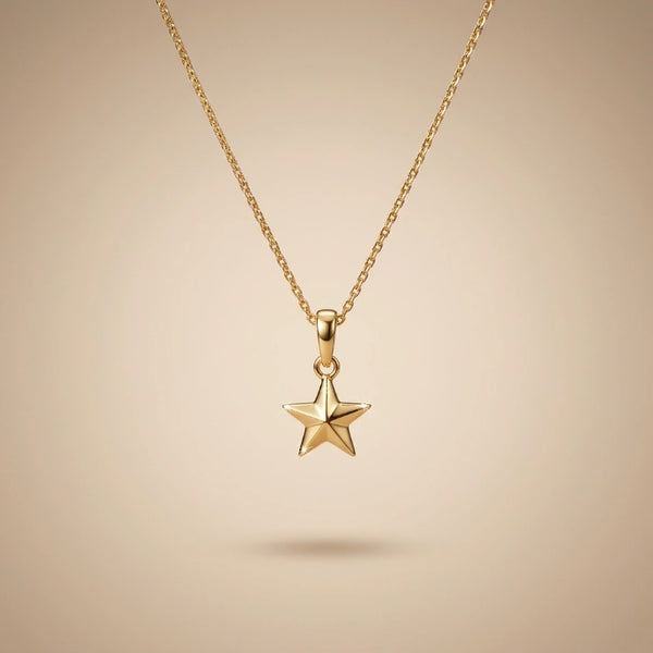 Minimal Star Pendant Necklace
