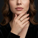 Aurielle Marquise Link Ring
