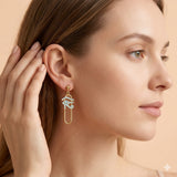 Mystic Horus Drop Earrings
