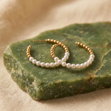 Beaded Hoop Earrings