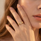 Candy Wrap Crystal Ring