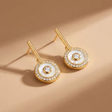Pearl Halo Gold Drops