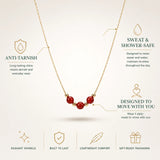 Red Bead Necklace