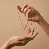 Celeste Coin Pendant Chain