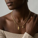 Bunny Charm Layered Necklace