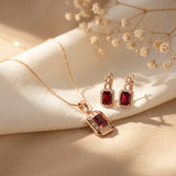 Garnet Grace Jewelry Set