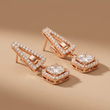 Aurielle Halo Drop Earrings