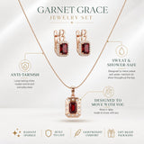 Garnet Grace Jewelry Set