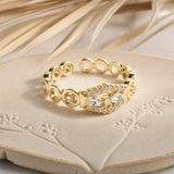 Aurielle Marquise Link Ring