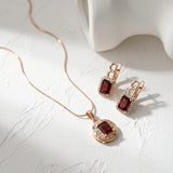 Garnet Glow Jewelry Set