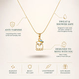 Cute Owl Pendant Necklace