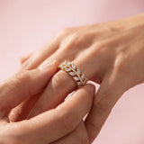 Blossom Vine Marquise Ring