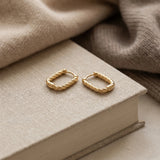 Twisted Rope Hoop Earrings