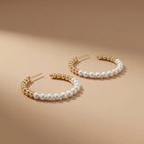Beaded Hoop Earrings
