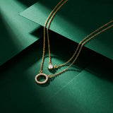 Twilight Spark Layered Necklace