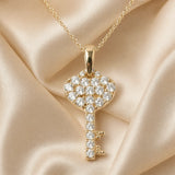 Luxe Key Pendant Necklace