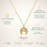 Crescent Moon Necklace