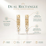 Geometric Chevron Drop Earrings