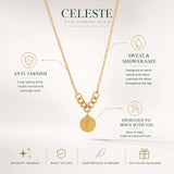 Celeste Coin Pendant Chain