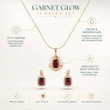 Garnet Glow Jewelry Set
