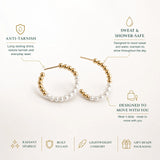 Beaded Hoop Earrings
