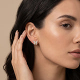 Butterfly Crystal Stud Earrings