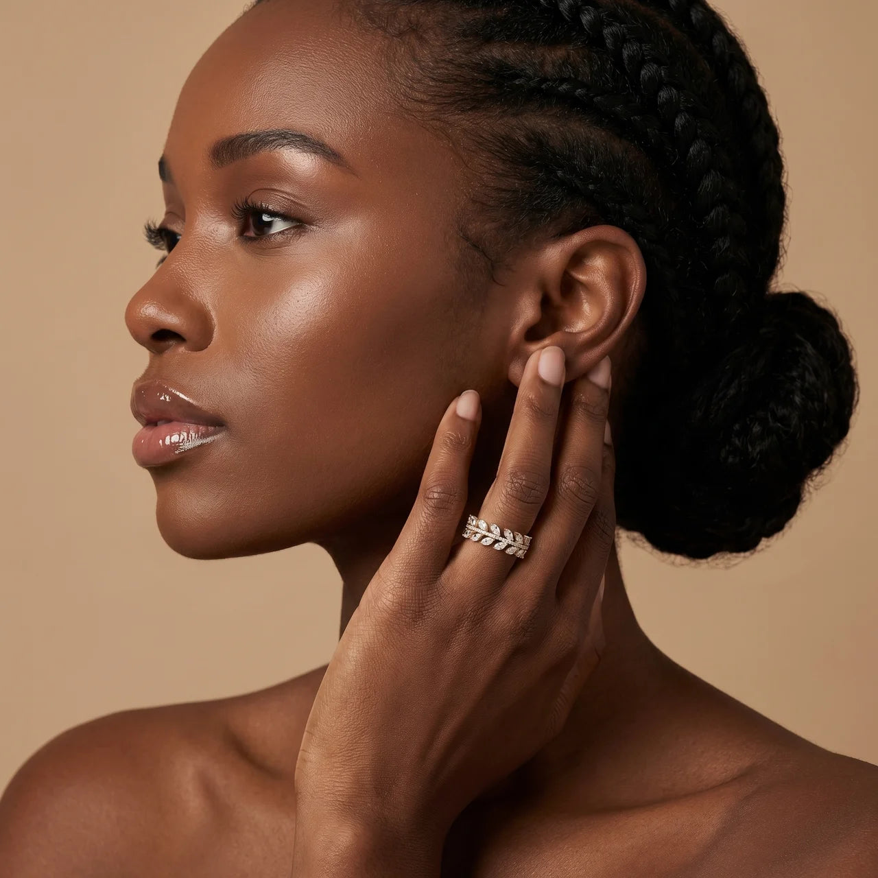 Blossom Vine Marquise Ring