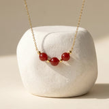 Red Bead Necklace