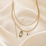 Bunny Charm Layered Necklace