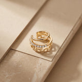 Triple Layer Ear Cuff