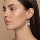 Aurielle Halo Drop Earrings