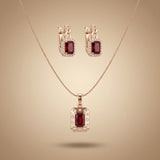 Garnet Grace Jewelry Set