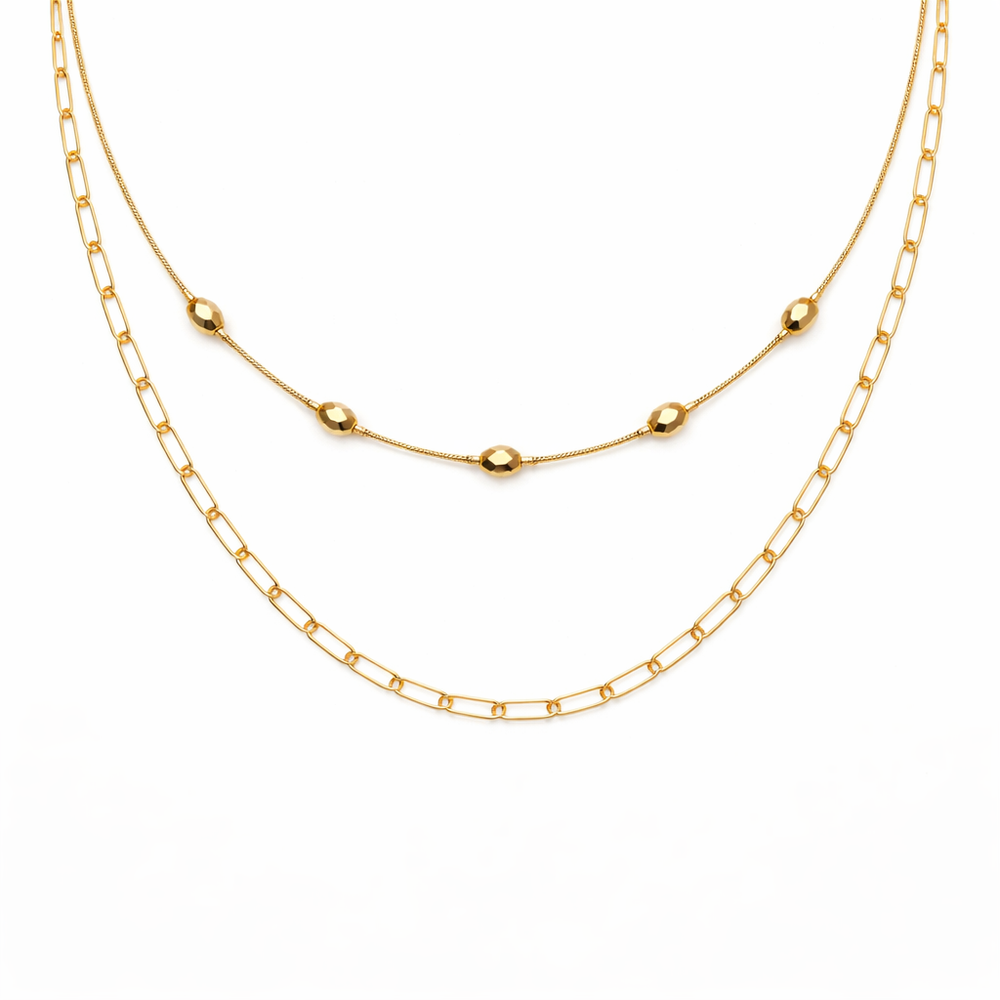 Beaded Paperclip Necklace